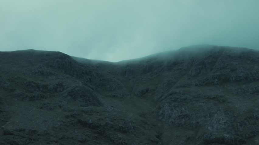 view of clouds in the hills