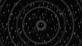 A close look at water droplets falling in a dark setting, creating gentle ripples and concentric circles with soft lighting and a calm mood - Powered by Shutterstock - Get 15% off with code: PIKWIZARD15