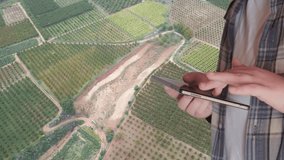 Advanced Aerial Farm Setup With Touchscreen Controls And Realtime Data For Efficient Cultivation - Powered by Shutterstock - Get 15% off with code: PIKWIZARD15