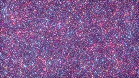 Festive color dust and twinkling neon glitter particles drift and merge, filling the frame with sparkle and energy. 3d motion. Abstract animated background - Powered by Shutterstock - Get 15% off with code: PIKWIZARD15
