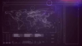 Animation of network of connections over data processing. Global business and digital interface concept digitally generated video. - Powered by Shutterstock - Get 15% off with code: PIKWIZARD15