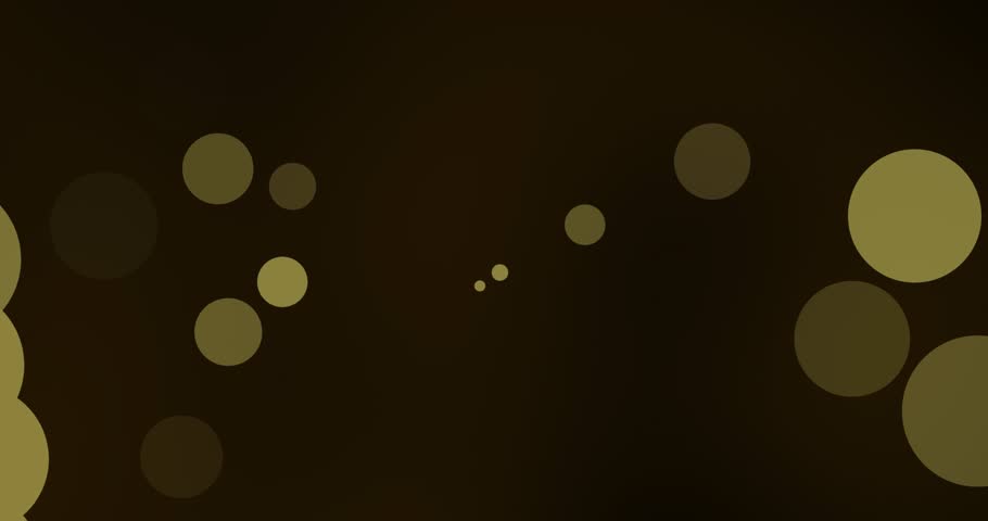 Animation of shapes and pineapple icon over spots. new year