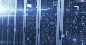 Animation of numbers and data processing over computer servers. Global computing and data processing concept digitally generated video. - Powered by Shutterstock - Get 15% off with code: PIKWIZARD15