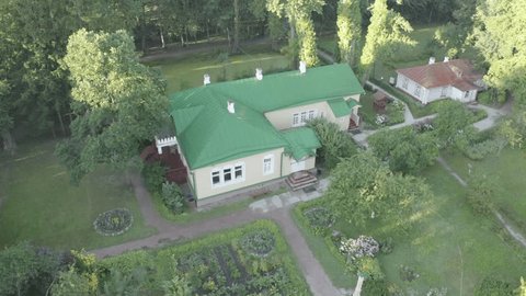 Aerial Orbit over Melikhovo Manor House