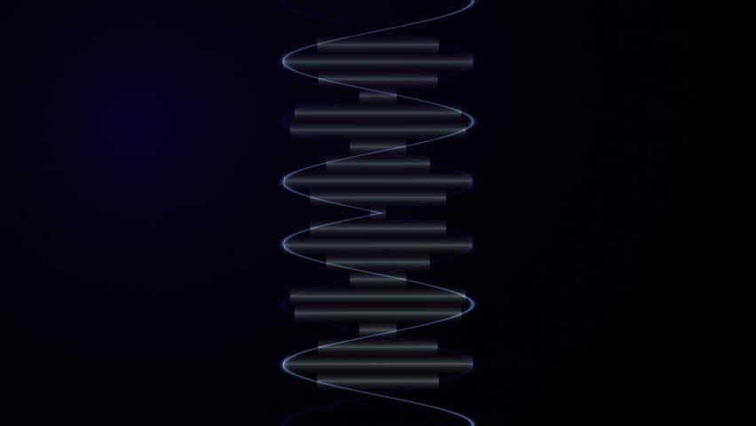 Abstract representation of sound waves illustrating frequency patterns against a dark background
