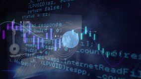 Animation of network of connections with icons over data science processing. Global science, connections, data processing and digital interface concept digitally generated video. - Powered by Shutterstock - Get 15% off with code: PIKWIZARD15