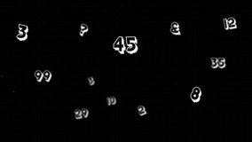 Animation of math formulas on black background. Science, math, data processing and technology concept digitally generated video. - Powered by Shutterstock - Get 15% off with code: PIKWIZARD15