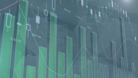 Animation of clouds and financial data processing. Global cloud computing, business, finance and data processing concept digitally generated video. - Powered by Shutterstock - Get 15% off with code: PIKWIZARD15