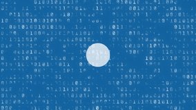 Animation of network of digital icons over binary coding data processing against blue background. Global networking and business technology concept - Powered by Shutterstock - Get 15% off with code: PIKWIZARD15