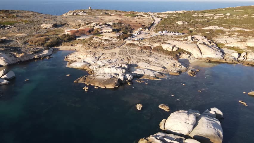 The coast of Corsica, France