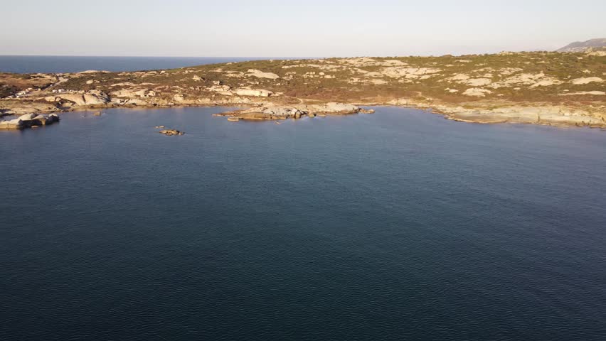 The coast of Corsica, France