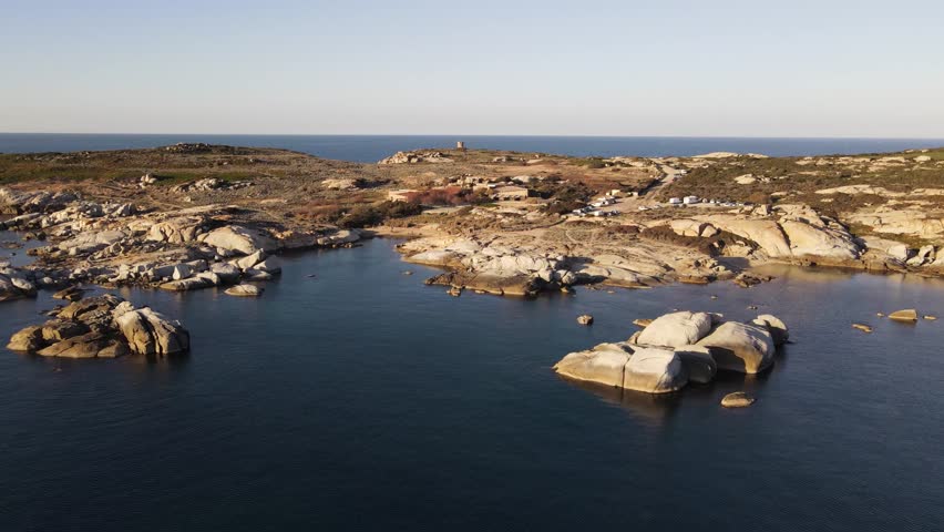 The coast of Corsica, France