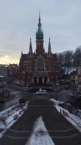 Stunning 4K aerial view of St. Joseph