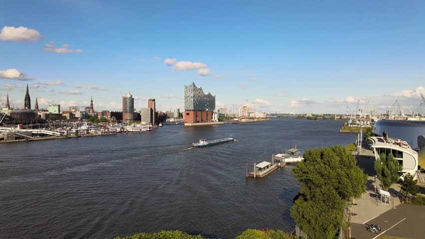 Aerial View of Hamburg