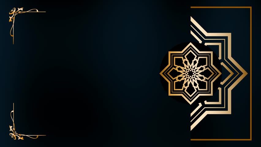 Abstract Animation animation with Verdant Bloom style. Theme: Cultural Background. Mandala for microstock.