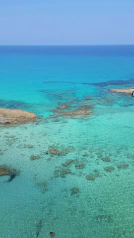 A scenic aerial view of Agios Philon Beach (Ayfilon) in Dipkarpaz, North Cyprus