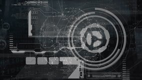Animation of scope scanning with networks over binary coding. global computing, data processing and digital interface concept digitally generated video. - Powered by Shutterstock - Get 15% off with code: PIKWIZARD15