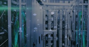 The data processing and digital interface concept is that computer servers process data all over the world. - Powered by Shutterstock - Get 15% off with code: PIKWIZARD15