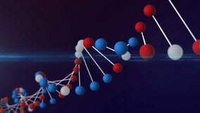 Animation of falling abstract pattern, dna helix, lens flare over blue background. Digitally generated, hologram, research, genetic, medical, light, healthcare and technology concept. - Powered by Shutterstock - Get 15% off with code: PIKWIZARD15
