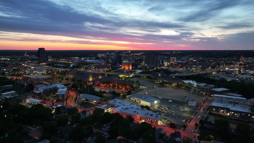 Grand Rapids Michigan Downtown Skyline