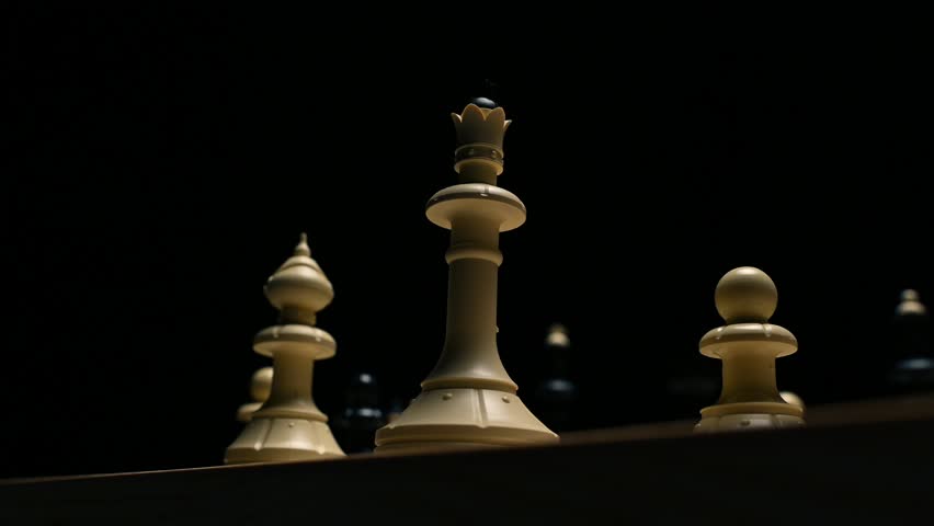 Close-up of a chess player