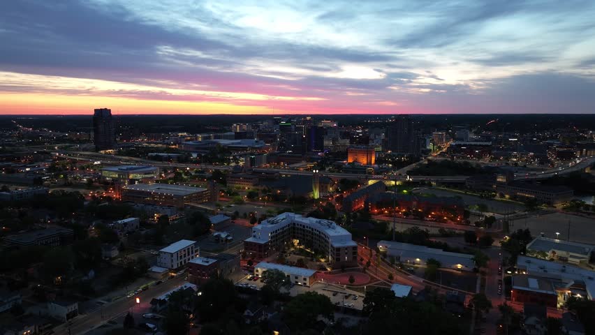 Grand Rapids Michigan Downtown Skyline