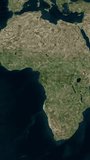 Democratic Republic of the Congo National Border Highlighted Vertical Map Animation. Diplomatic International Relations Concept. 4K - Powered by Shutterstock - Get 15% off with code: PIKWIZARD15