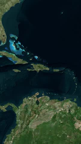 Dominican Republic National Border Highlighted Vertical Map Animation. Diplomatic International Relations Concept. 4K