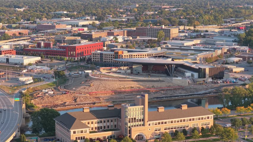 Grand Rapids Michigan Downtown Skyline