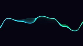 Neon Glowing Abstract Wave Line Animation Futuristic Light Flow Energy Curve Background Digital Technology Loop Motion Graphic - Powered by Shutterstock - Get 15% off with code: PIKWIZARD15