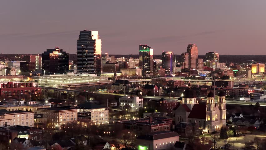 Grand Rapids Michigan Downtown Skyline