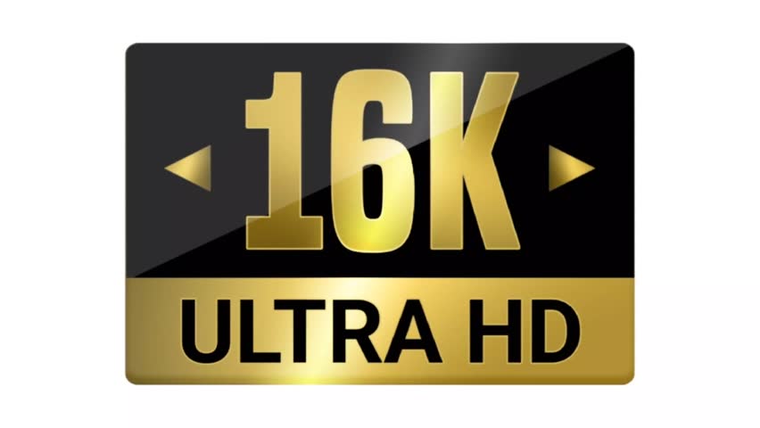 16K ultra hd premium logo animation video, 16K ultra hd luxurious badge sticker animation clip illustration design, High definition label.