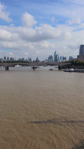 Stunning panoramic view of the London cityscape featuring Saint Paul