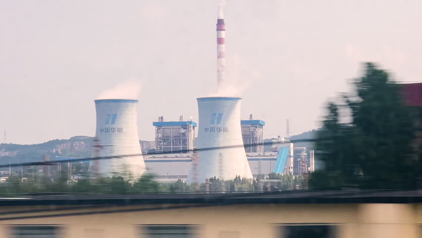 Chinese Nuclear Power plant drive by