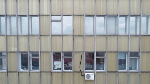 Aerial Takeoff over Vishnevsky Medical Center Roof
