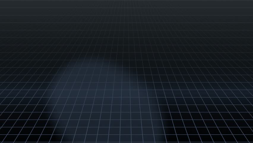 Dark Grid Background with Moving Cloud.
