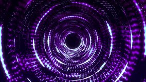 Futuristic Neon Particle Tunnel Vortex Abstract Motion Background Purple Blue Lights - Powered by Shutterstock - Get 15% off with code: PIKWIZARD15
