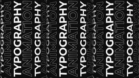 Kinetic Typography Animation Motion Graphics Vertical Text Loop Black and White Modern Design - Powered by Shutterstock - Get 15% off with code: PIKWIZARD15