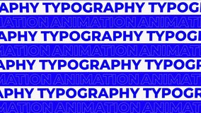 Kinetic Typography Animation Seamless Loop Blue White Modern Design Graphic Element Motion - Powered by Shutterstock - Get 15% off with code: PIKWIZARD15