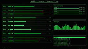  Data Center Temperature Monitoring Animation | Server Rack Storage Capacity and Thermal Management. - Powered by Shutterstock - Get 15% off with code: PIKWIZARD15
