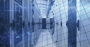 Composite image of data processing against caucasian man wearing vr headset. Global business digital interface technology and networking concept digitally generated video. - Powered by Shutterstock - Get 15% off with code: PIKWIZARD15
