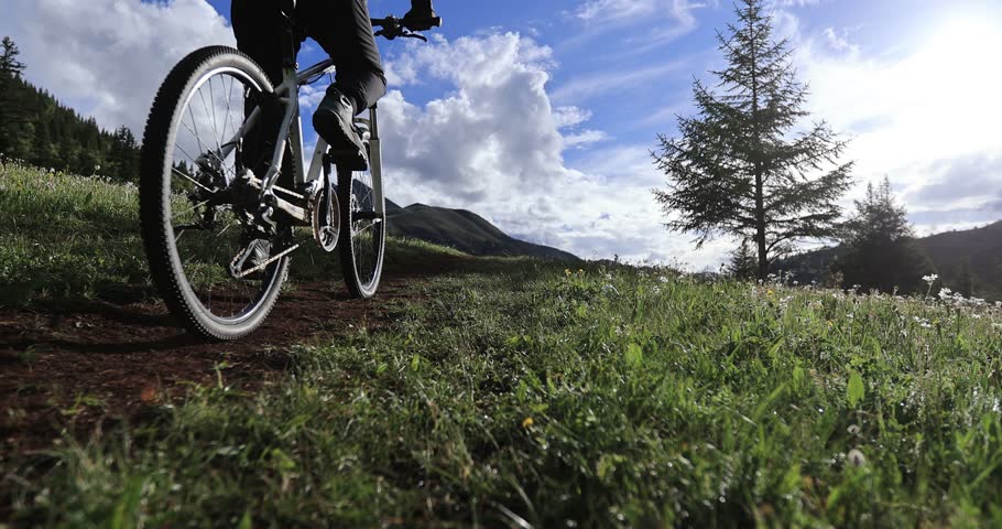 Riding mountain on the forest and grassland trail