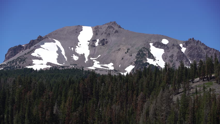 Lassen Volcanic National Park Majestic View of Lassen Peak California USA