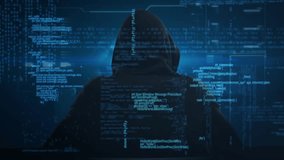 Animation of data processing over caucasian male computer hacker using laptop. global online security, cybercrime and data processing concept digitally generated video. - Powered by Shutterstock - Get 15% off with code: PIKWIZARD15