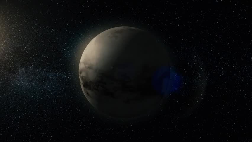 View of Saturn and its rings from Titan’s surface; ideal for astronomy, space, planetary science, and cosmic visuals.