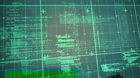 Animation of data processing over green background. global data processing, technology and digital interface concept digitally generated video. - Powered by Shutterstock - Get 15% off with code: PIKWIZARD15