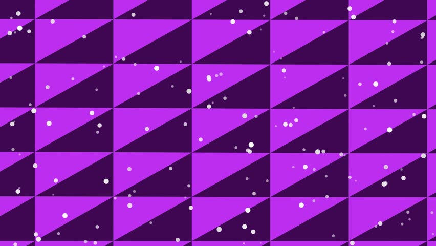 Seamless violet and pink geometric wallpaper featuring an abstract purple background with triangles and light square pattern textures in a vector art design backdrop