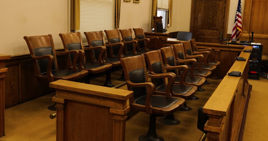 Jury Chairs in the jury box
