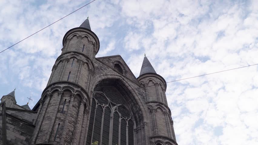 Looking up at Saint Nicholas