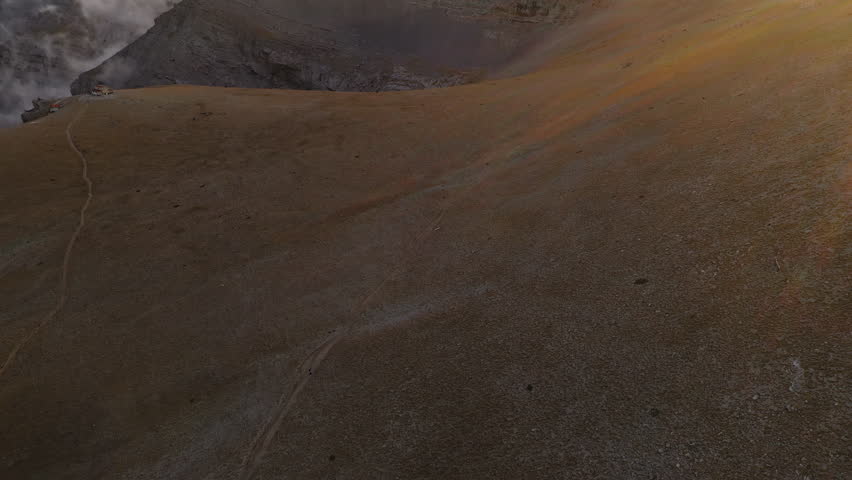Mount Olympus Plateau of Muses highlands landscape Greece aerial drone nature